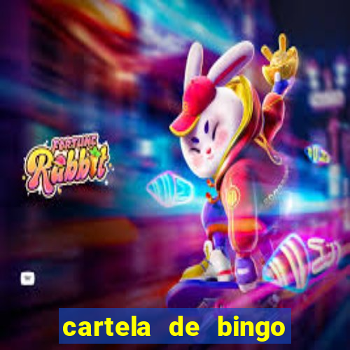 cartela de bingo cha de panela